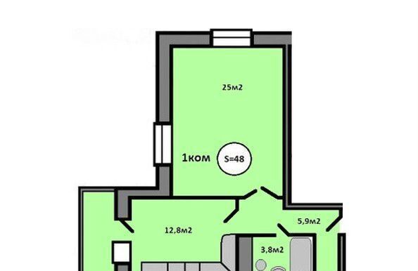 квартира г Красноярск р-н Центральный ул Караульная 39б фото 2