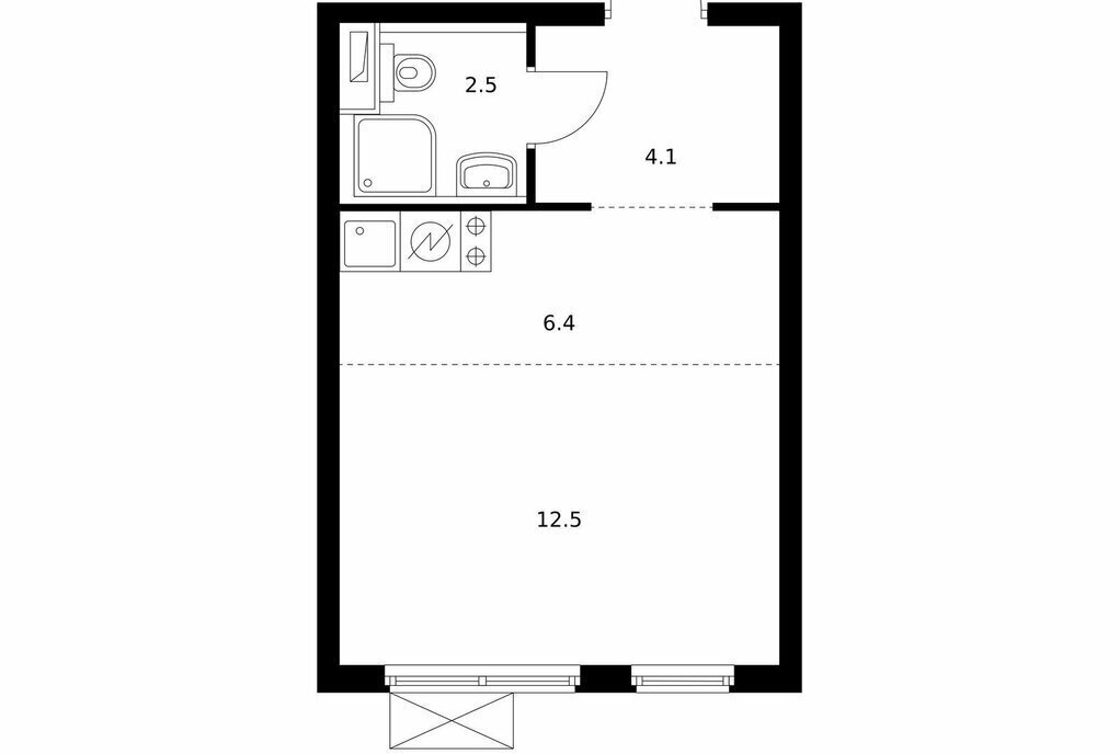 квартира г Москва метро Коломенская Второй Нагатинский к 1. 3 фото 1