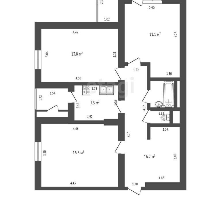 квартира г Тамбов ул Интернациональная 36 фото 1