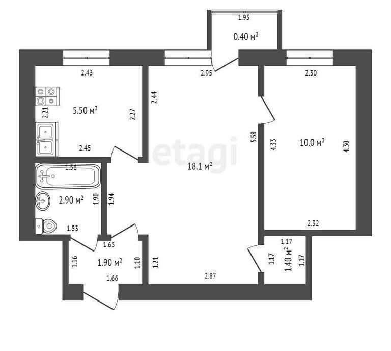 квартира г Тамбов ул Астраханская 1/2 фото 1