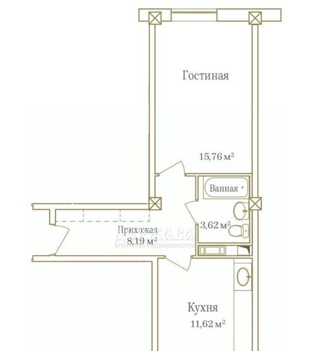 квартира г Старый Оскол Дубрава 1 кв-л, 22 фото 13