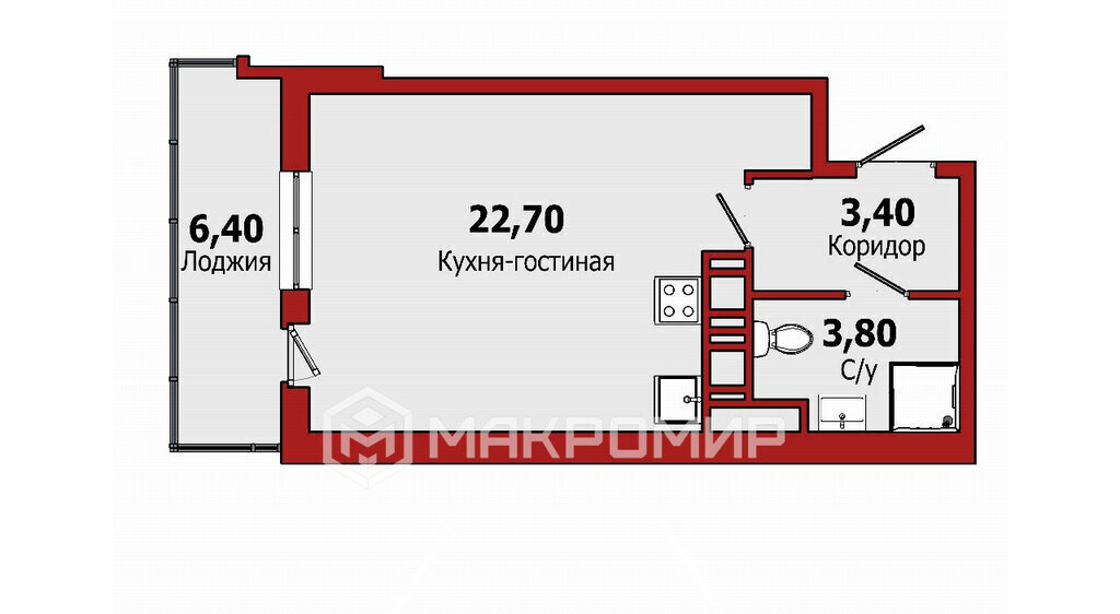 квартира г Санкт-Петербург метро Комендантский Проспект аллея Арцеуловская 17 фото 18