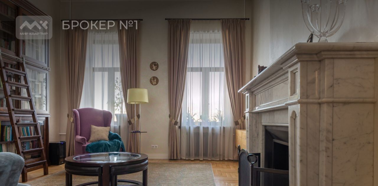 квартира г Санкт-Петербург метро Василеостровская наб Макарова 14 фото 6