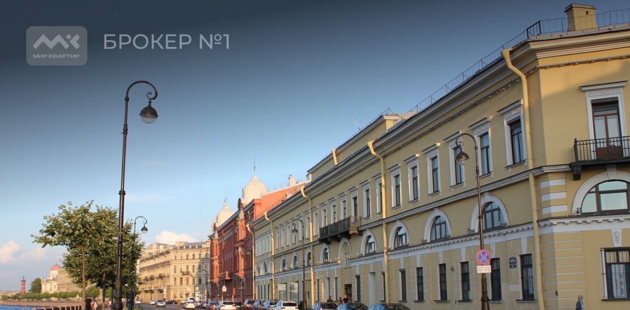 квартира г Санкт-Петербург метро Василеостровская наб Макарова 14 фото 9