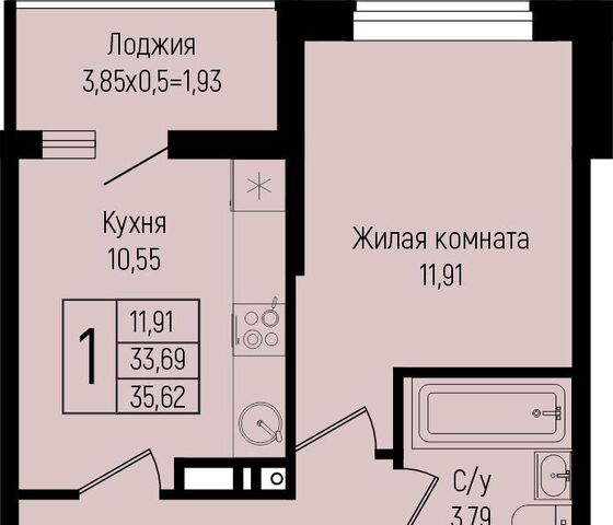 квартира р-н Прикубанский ул им. Михаила Барибана фото