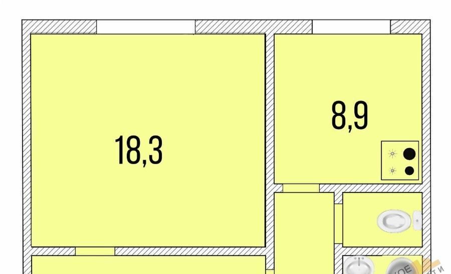 квартира г Красноярск р-н Кировский ул Кутузова 87б фото 15