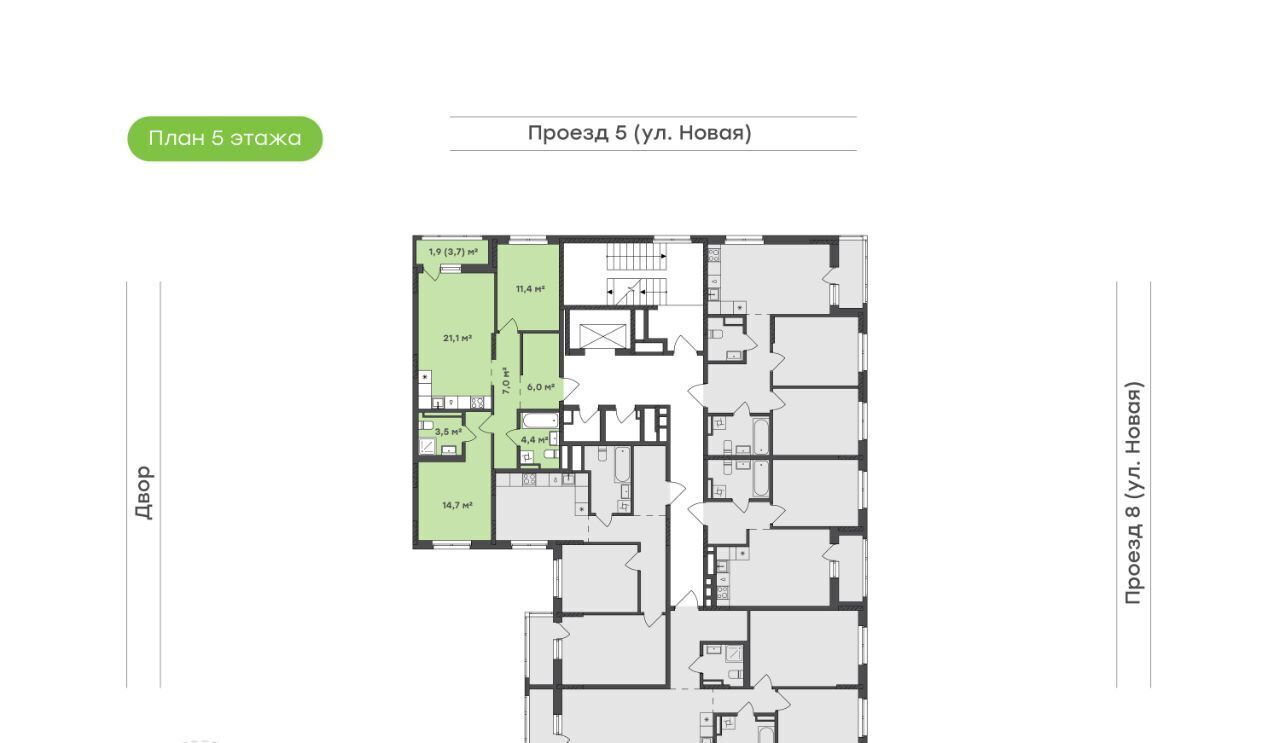квартира г Екатеринбург Чкаловская 20-й кв-л, Академический мкр фото 2