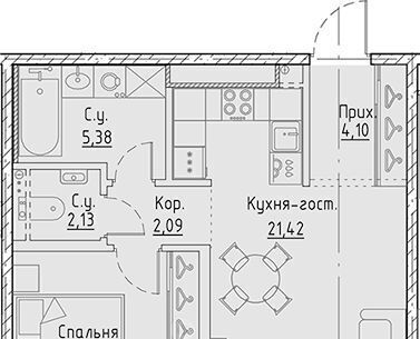 квартира г Санкт-Петербург Выборгская сторона Черная Речка наб Чёрной речки 35 округ Ланское фото 1