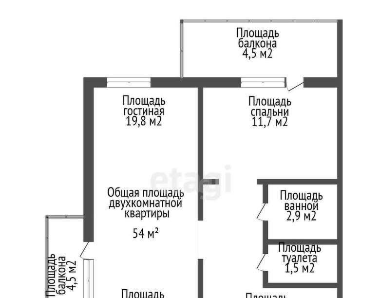 квартира г Томск р-н Советский ул Украинская 15 фото 2