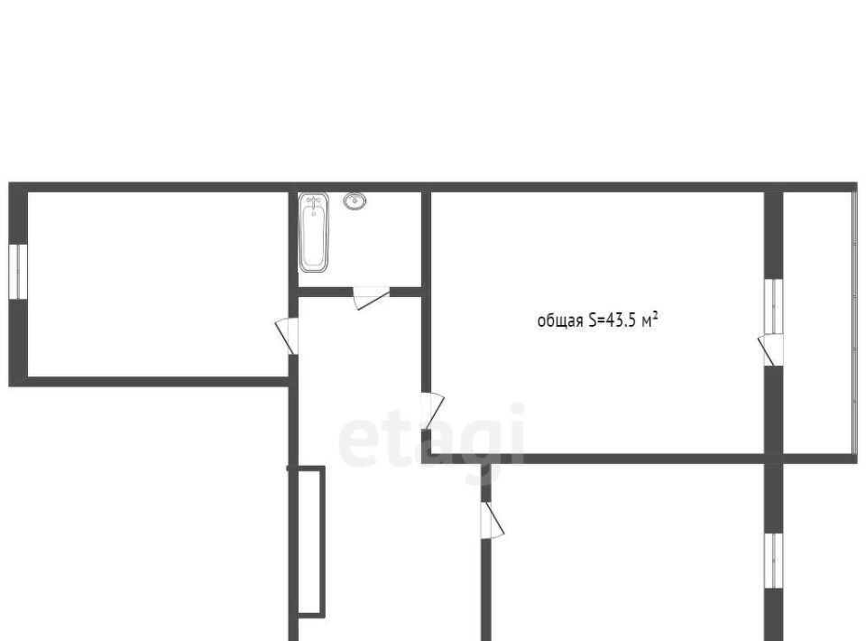 квартира г Бийск ул Социалистическая 25 фото 2