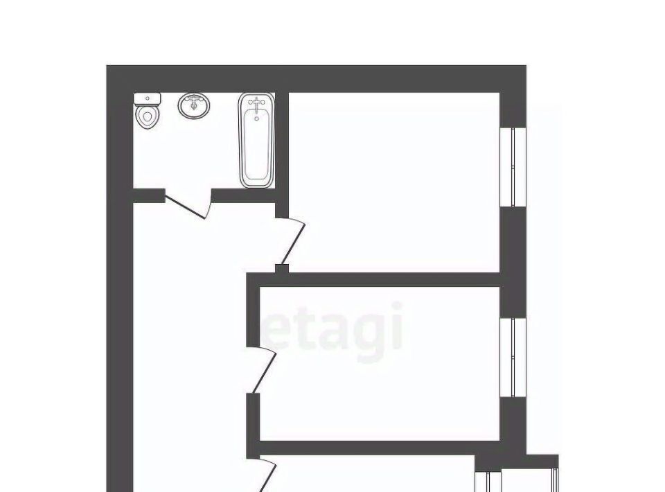 квартира г Бийск ул Стахановская 2/4 фото 2