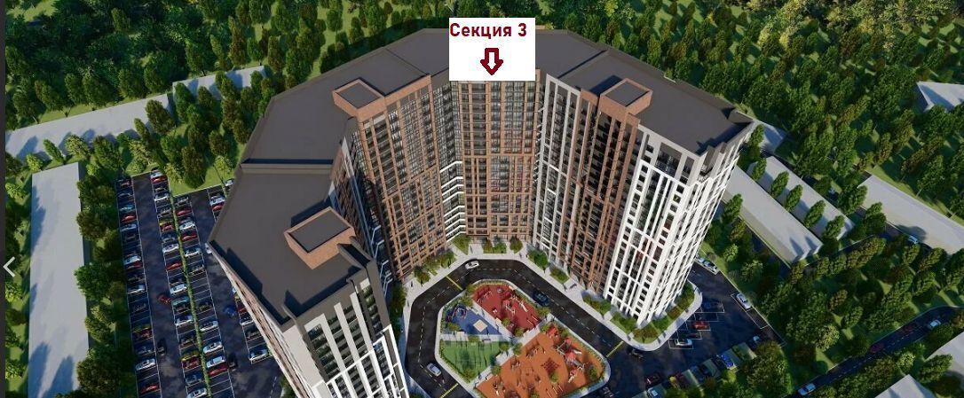 квартира г Воронеж р-н Железнодорожный Отрожка ул Богдана Хмельницкого 45а ЖК «Чехов» фото 4