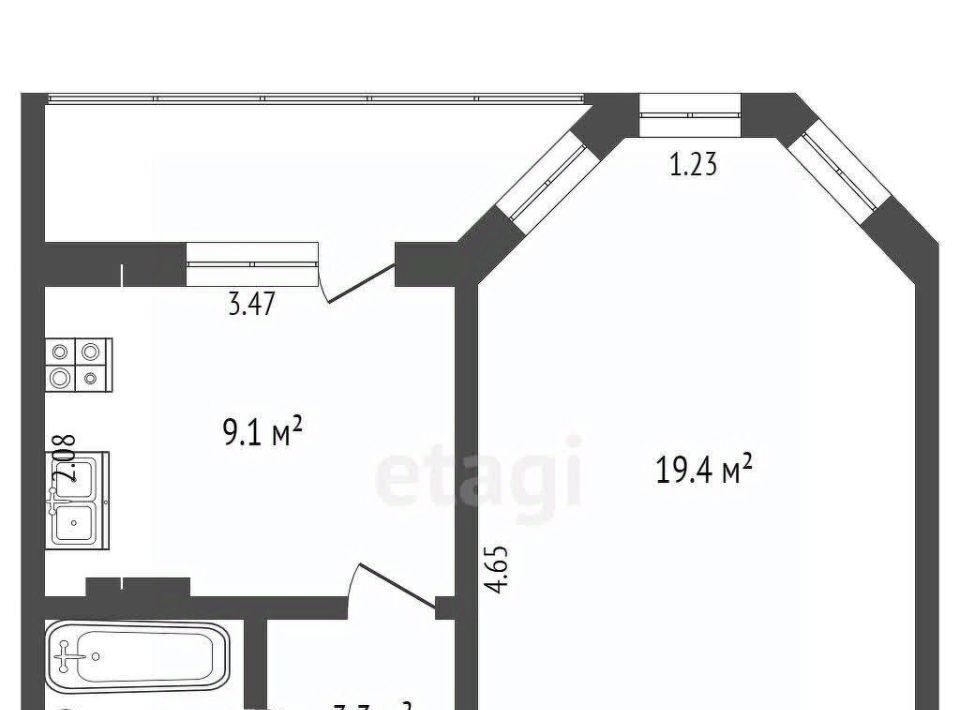квартира г Орел р-н Советский ул Картукова 11 фото 2