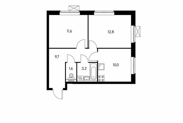 квартира метро Улица Дыбенко дом 33к/1 фото