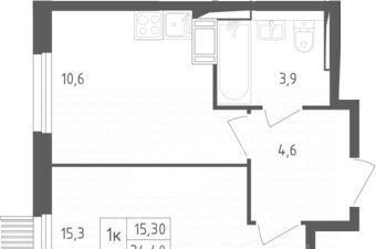 квартира г Мытищи пер 1-й Стрелковый 5 Медведково фото 2