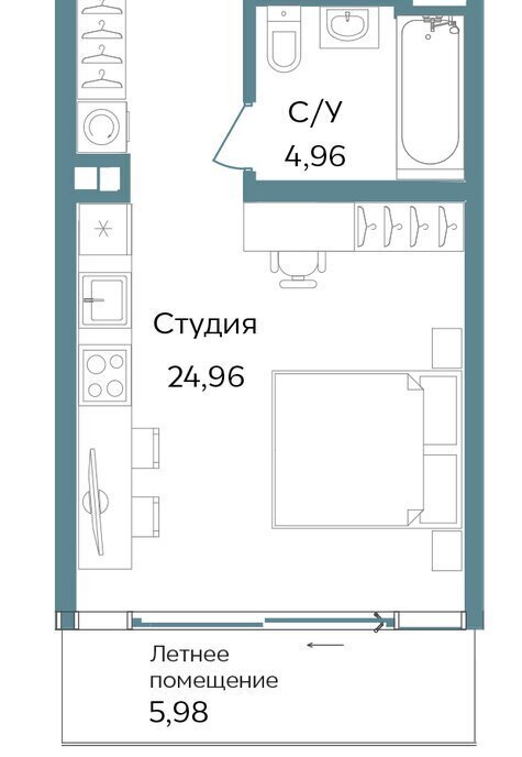 квартира г Саки TEMPO курортный кластер Темпо фото 1