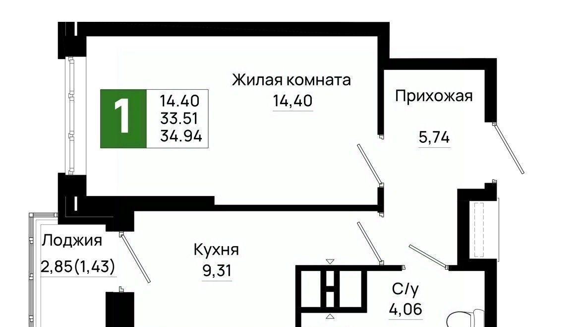 квартира г Ростов-на-Дону р-н Октябрьский пер Нефтекачка ЖК «Октябрь Парк» фото 1