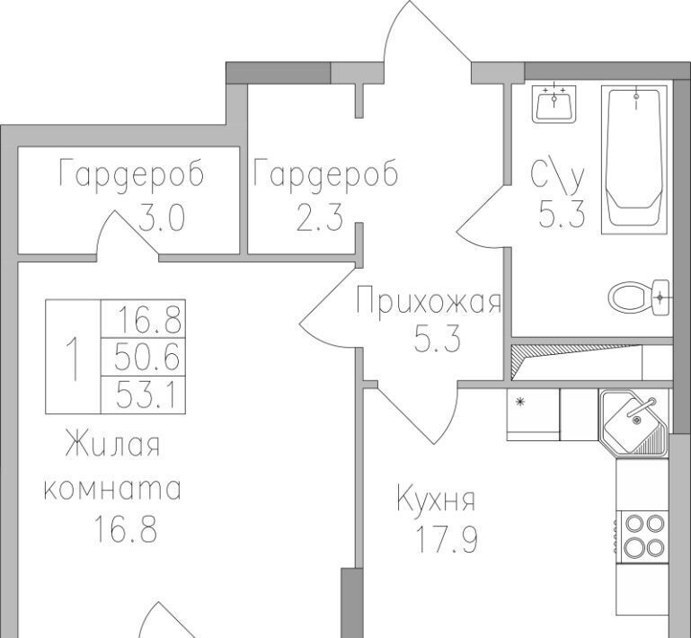 квартира г Липецк р-н Правобережный ЖК «Поколение» фото 1