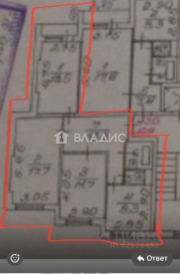 квартира г Сосновый Бор ул Молодежная 26 Сосновоборский городской округ, 10б Микрорайон фото 2