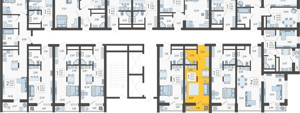 квартира г Сочи микрорайон Бытха Ясногорская улица, 16/2к 8 фото 2