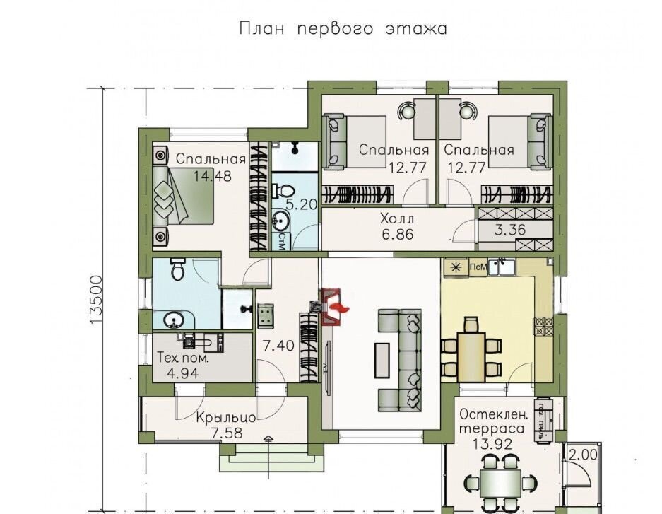 дом г Полевской с Курганово Европейская ул, Екатеринбург фото 11
