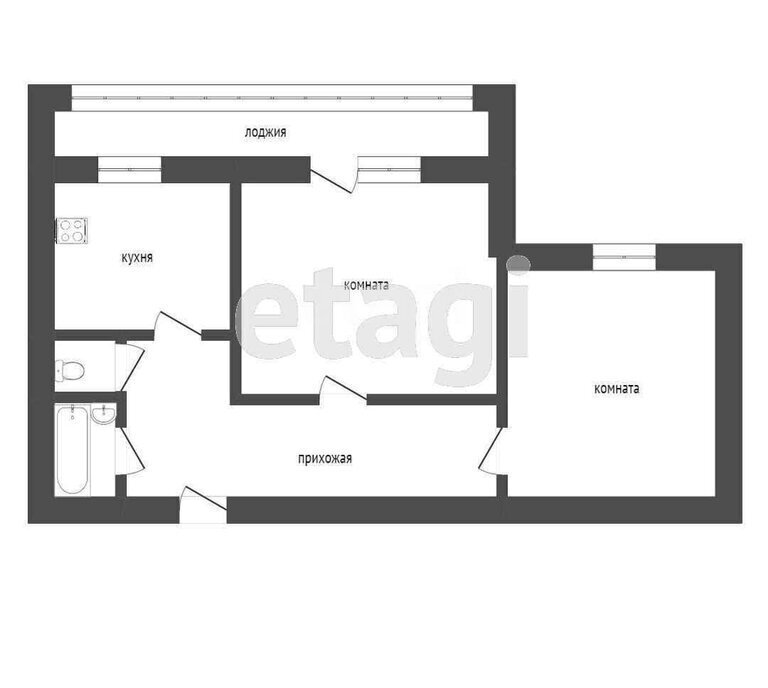 квартира г Курган ул Радионова 54 фото 1