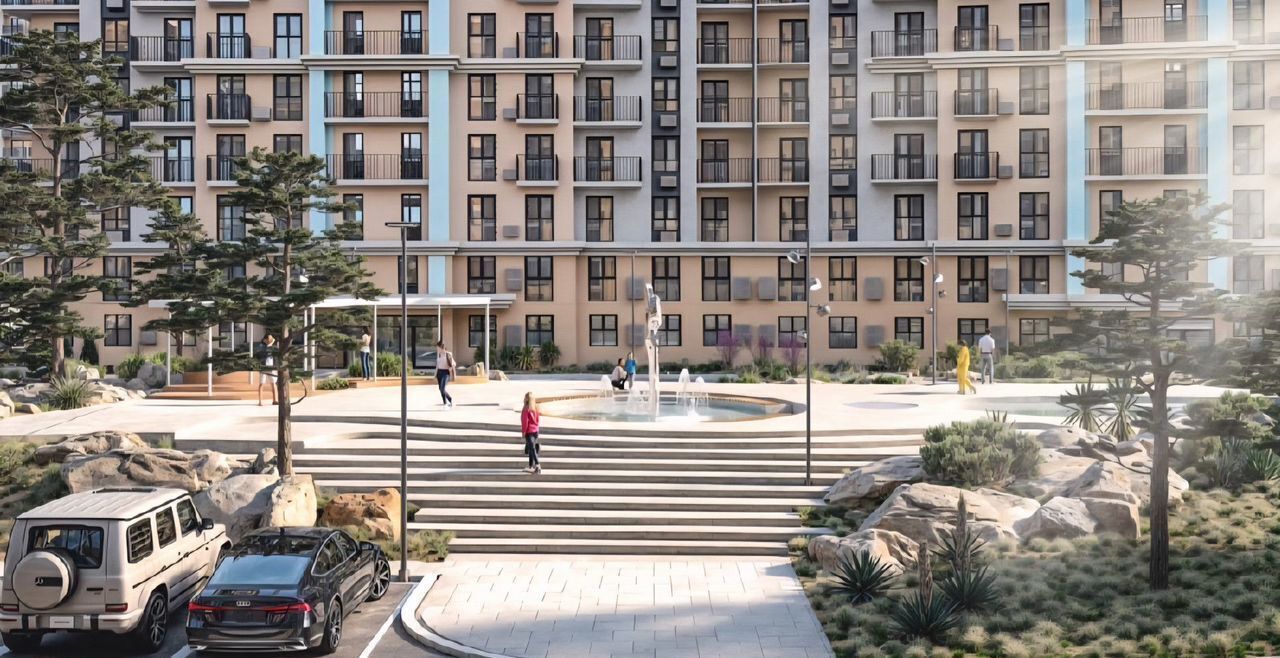 квартира г Евпатория в р-не озера Мойнаки, автодорога на пгт. Заозерное, стр. 9 фото 2
