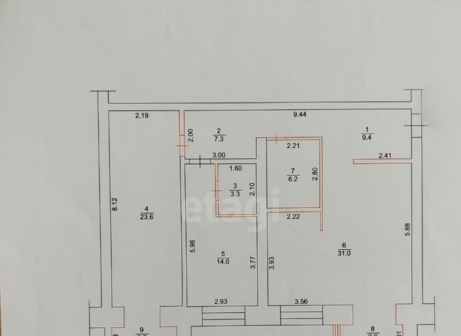 квартира г Томск ул Советская 50 фото 2