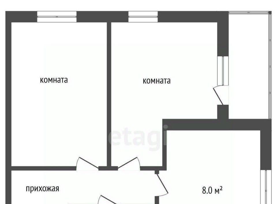 квартира г Батайск ул Ушинского 43 фото 2