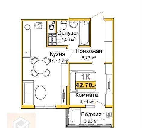 квартира г Симферополь ул Батурина 115 фото 4