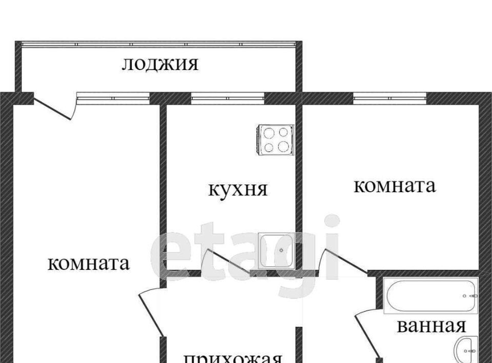 квартира г Хабаровск р-н Индустриальный ул Халтурина 6 фото 2