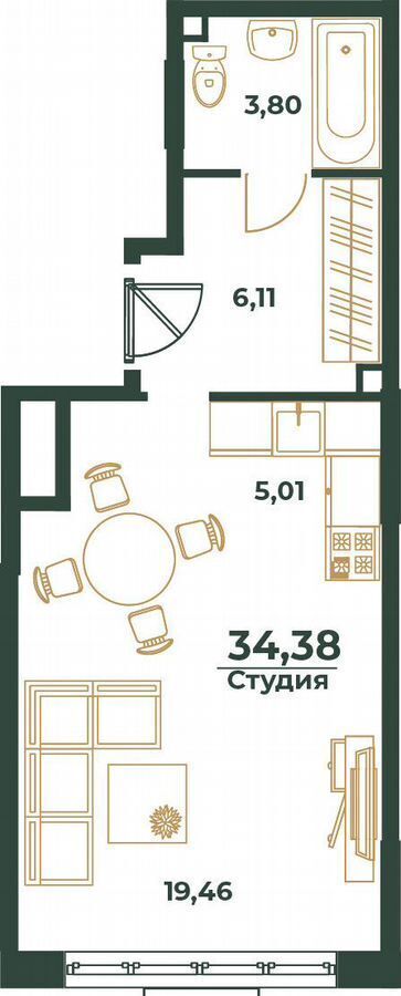 квартира г Хабаровск р-н Индустриальный ул Рокоссовского 2 фото 1