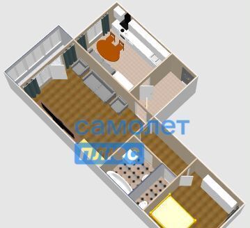 квартира г Бийск Заречье ул Краснооктябрьская 60 фото 17