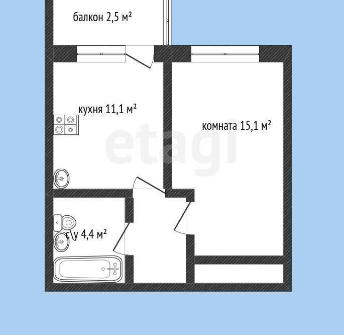 квартира г Новороссийск ул Куникова 47г фото 1
