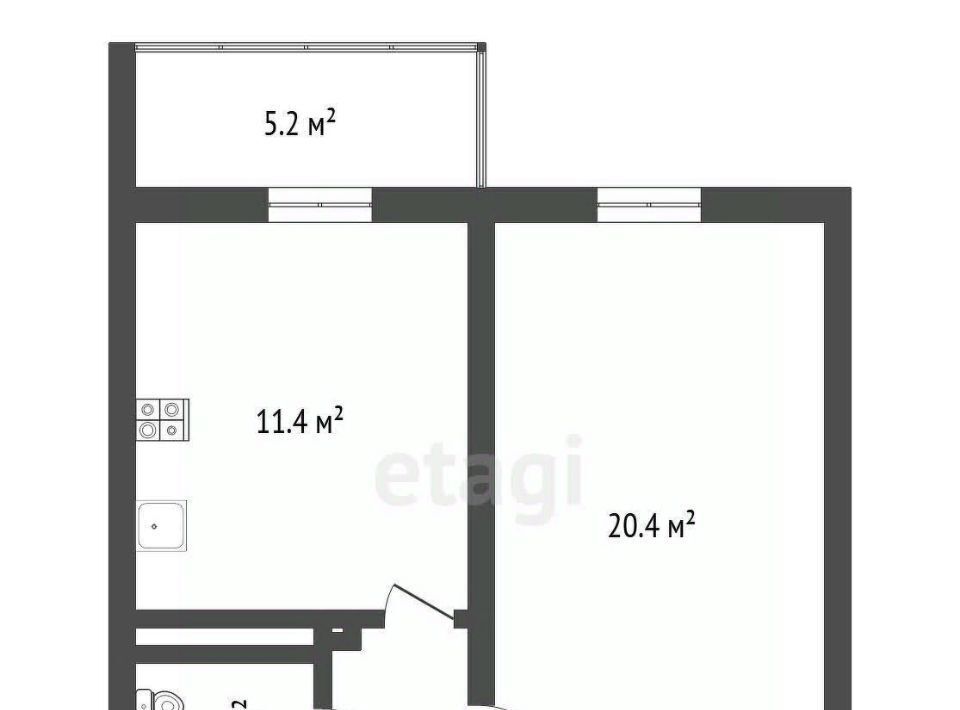 квартира г Воронеж р-н Железнодорожный Отрожка ул Маршала Одинцова 25б/12 фото 2