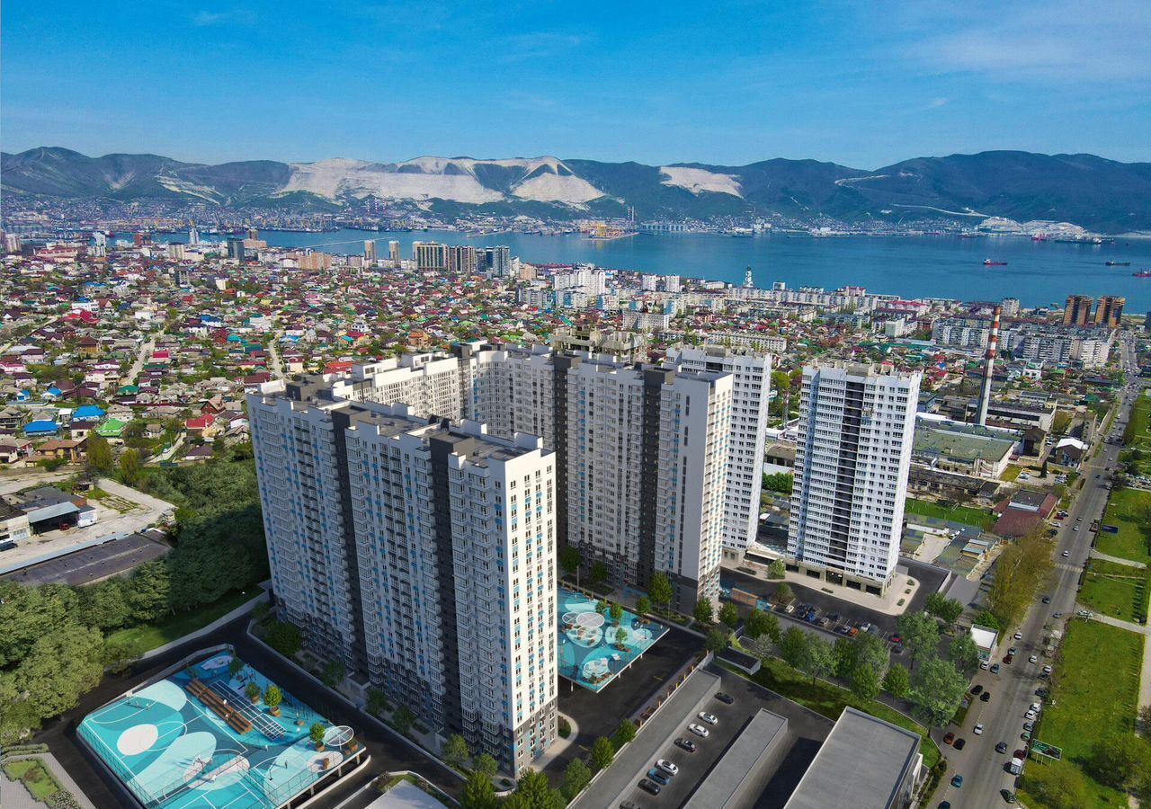 квартира г Новороссийск р-н Центральный ул Куникова 1 блок-секции 1-5 фото 9