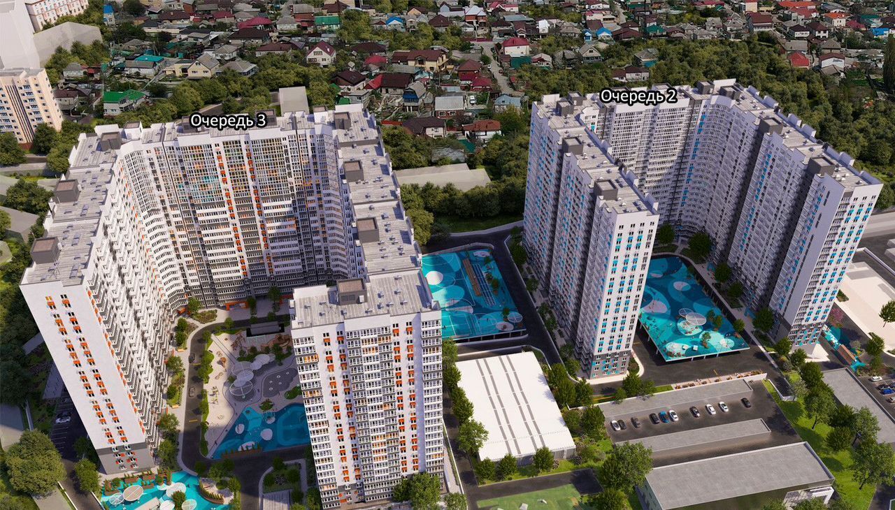 квартира г Новороссийск р-н Центральный ул Куникова 1 блок-секции 1-5 фото 8