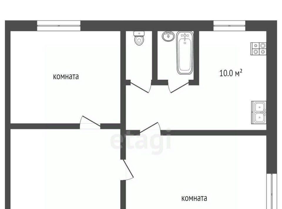 квартира г Муравленко ул Муравленко 48 фото 2