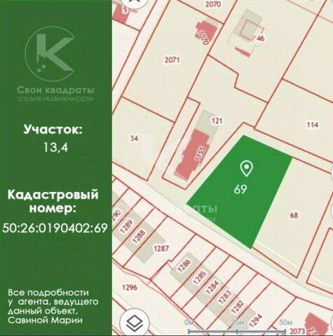 земля г Апрелевка ул Парковая Новомосковский административный округ, Первомайское фото