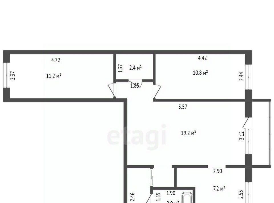 квартира г Омск р-н Центральный ул 21-я Амурская 28д Центральный АО фото 2