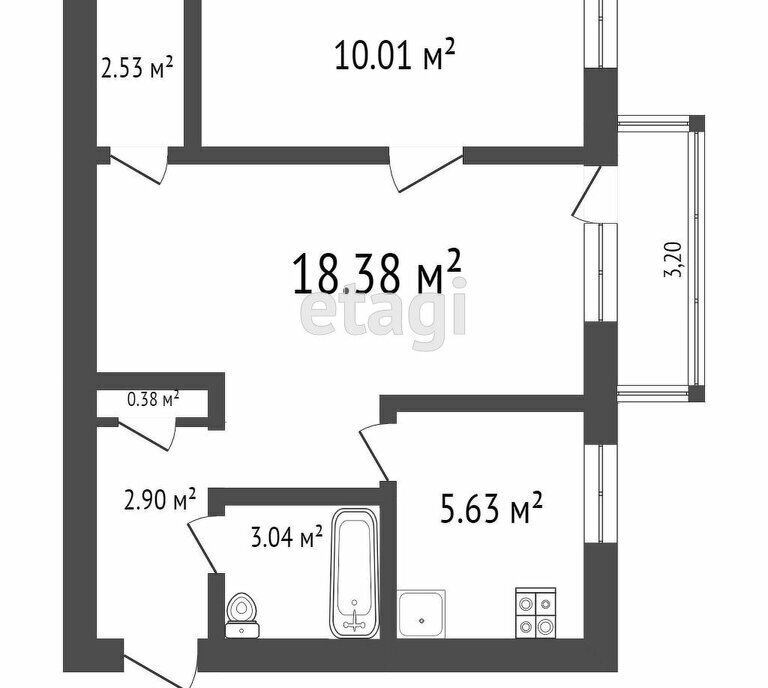 квартира г Ульяновск р-н Засвияжский ш Московское 55 фото 1