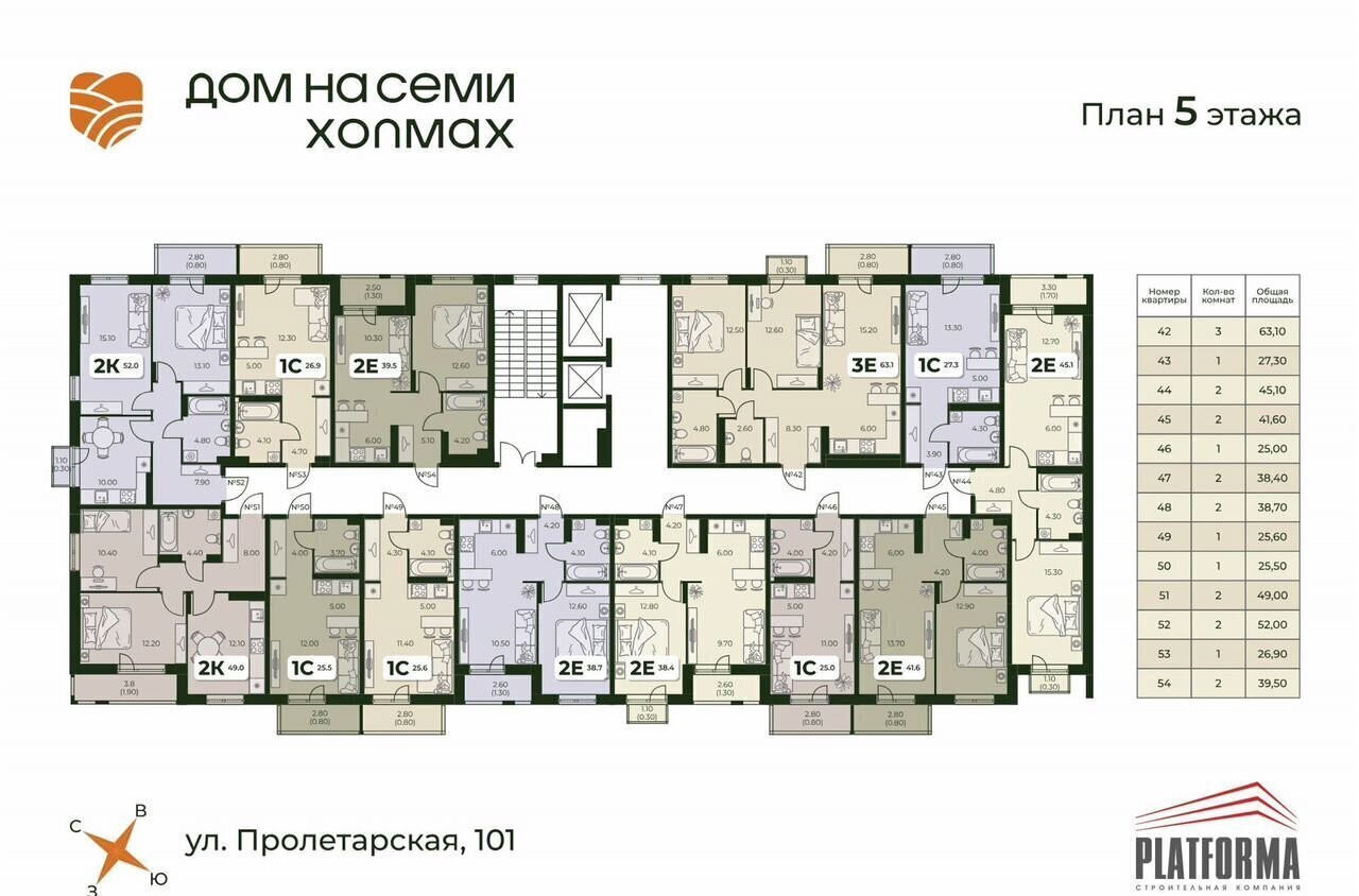 квартира г Пермь р-н Мотовилихинский ул Пролетарская 1 д. 101 фото 2