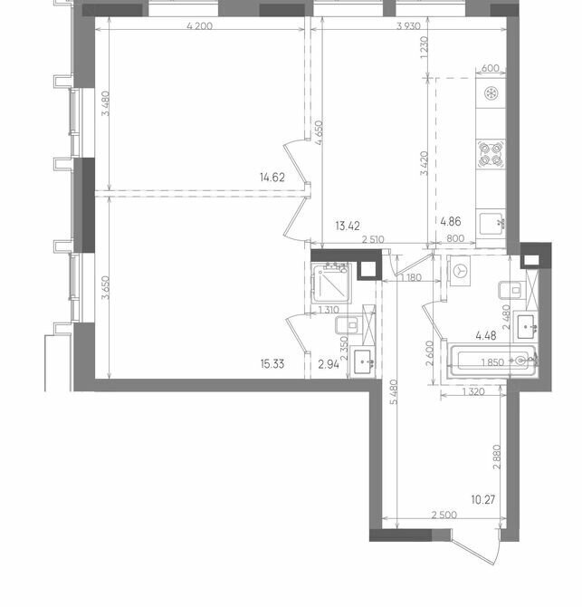 квартира г Казань р-н Советский Суконная слобода ЖК «Вознесенский квартал» фото 1