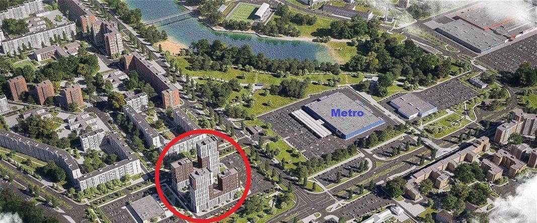 квартира г Нижний Новгород р-н Канавинский Стрелка ул Бетанкура 7 фото 2