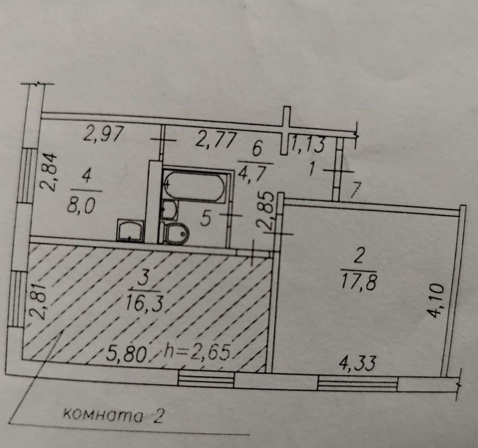 комната г Новокузнецк р-н Новоильинский ул Чернышова 18 фото 11