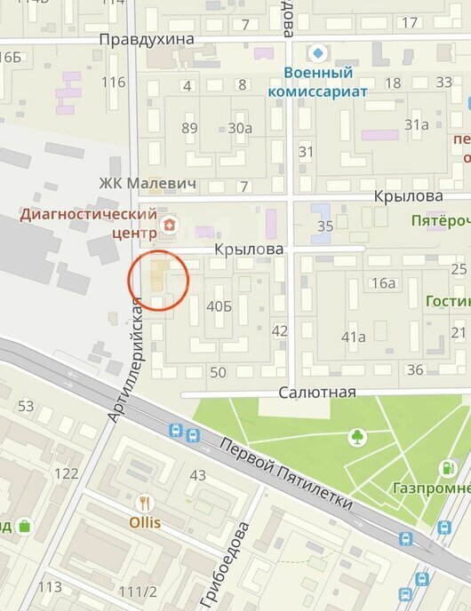 торговое помещение г Челябинск р-н Тракторозаводский ул Артиллерийская 97 фото 5