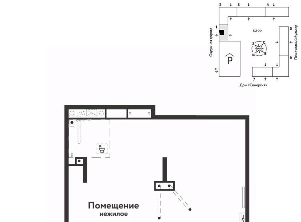 торговое помещение г Тюмень р-н Калининский ул Интернациональная 199к/10 фото 1