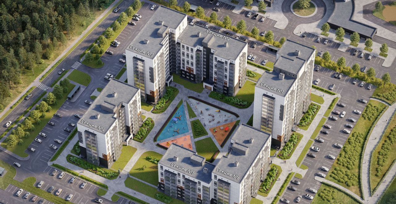 квартира г Петрозаводск р-н Древлянка Древлянка ул Оборонная 4 ЖК Сампо секц. 6 фото 2