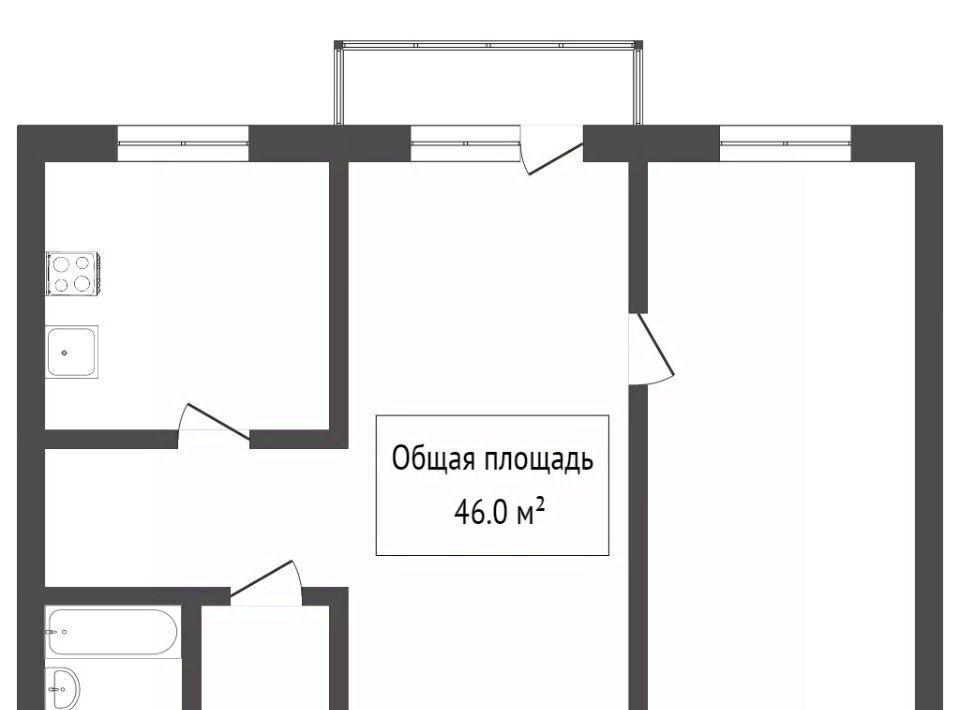 квартира г Томск р-н Советский ул Кулагина 19 фото 2