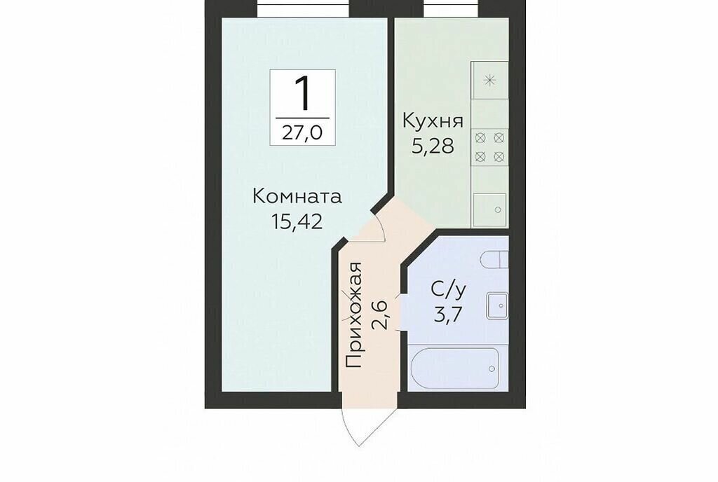 квартира г Самара р-н Советский Победа ул Победы 14а ЖК «Победа» фото 1